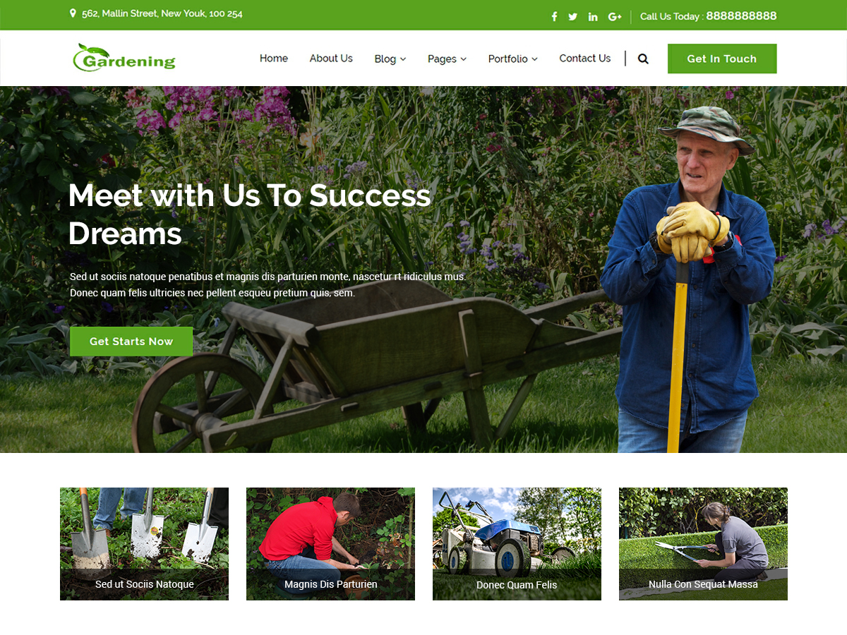 Gardenings Preview Wordpress Theme - Rating, Reviews, Preview, Demo & Download