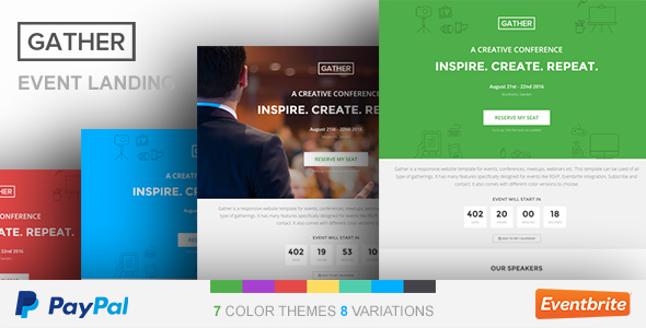 Gather Preview Wordpress Theme - Rating, Reviews, Preview, Demo & Download