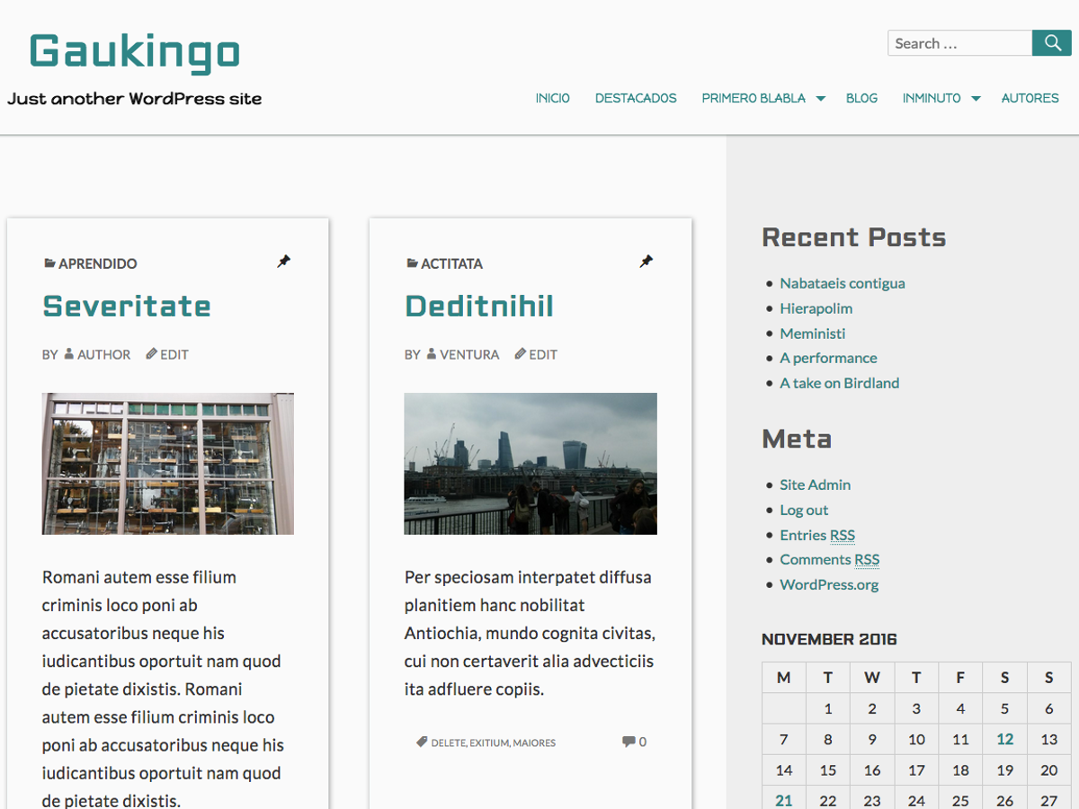 Gaukingo Preview Wordpress Theme - Rating, Reviews, Preview, Demo & Download