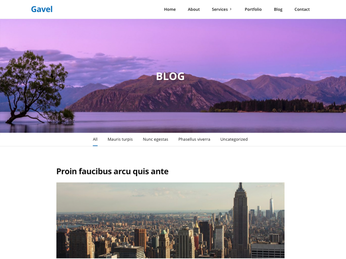 Gavel Preview Wordpress Theme - Rating, Reviews, Preview, Demo & Download