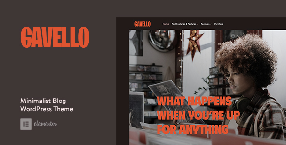 Gavello Preview Wordpress Theme - Rating, Reviews, Preview, Demo & Download