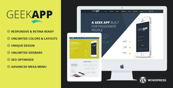 GeekApp Preview Wordpress Theme - Rating, Reviews, Preview, Demo & Download