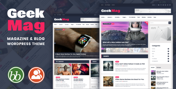 GeekMag Preview Wordpress Theme - Rating, Reviews, Preview, Demo & Download