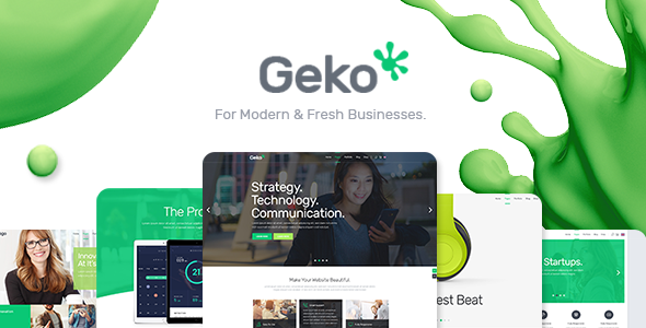 Geko Preview Wordpress Theme - Rating, Reviews, Preview, Demo & Download