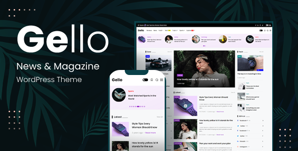 Gello Preview Wordpress Theme - Rating, Reviews, Preview, Demo & Download