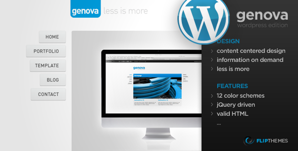 Genova Preview Wordpress Theme - Rating, Reviews, Preview, Demo & Download