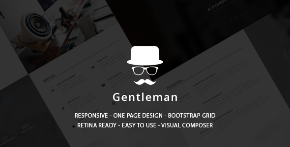 Gentleman Preview Wordpress Theme - Rating, Reviews, Preview, Demo & Download