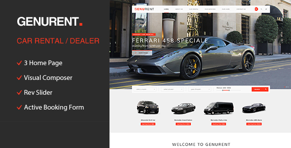Genurent Preview Wordpress Theme - Rating, Reviews, Preview, Demo & Download