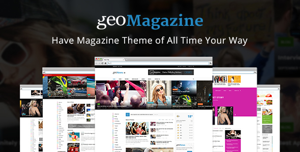 Geo Magazine Preview Wordpress Theme - Rating, Reviews, Preview, Demo & Download