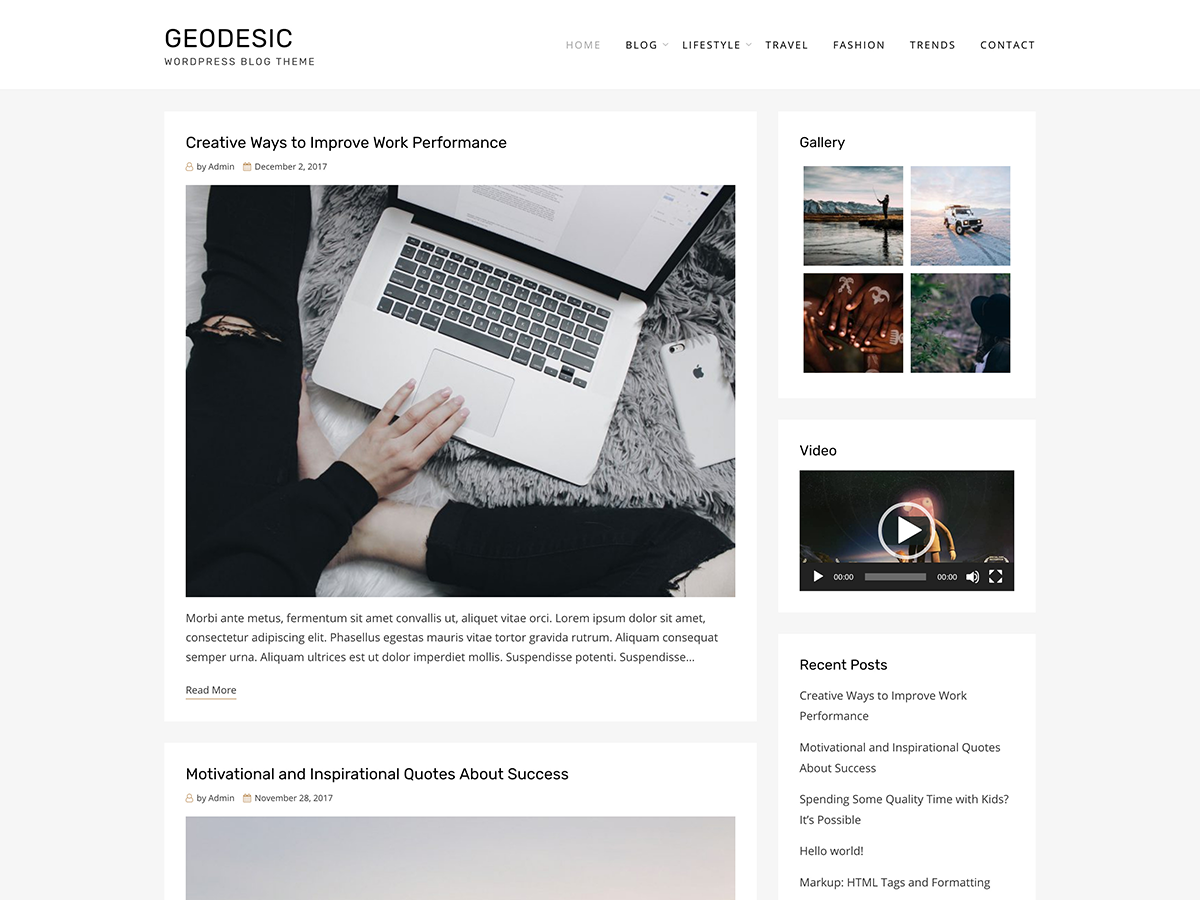 Geodesic Preview Wordpress Theme - Rating, Reviews, Preview, Demo & Download