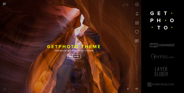 GetPhoto Preview Wordpress Theme - Rating, Reviews, Preview, Demo & Download