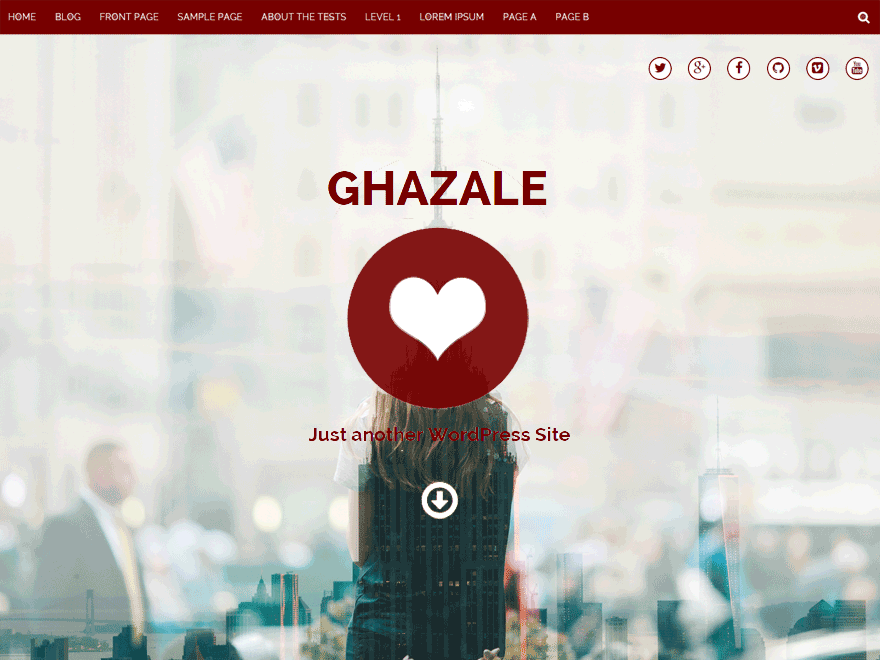 Ghazale Preview Wordpress Theme - Rating, Reviews, Preview, Demo & Download