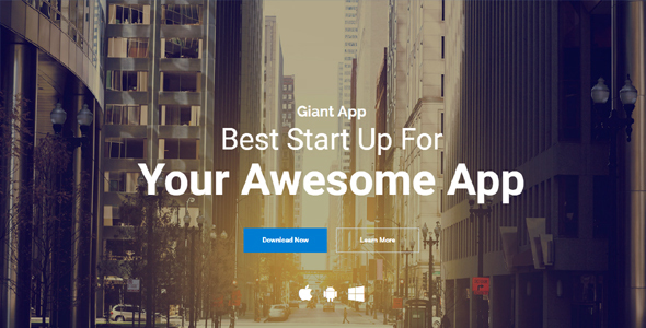 GiantApp Preview Wordpress Theme - Rating, Reviews, Preview, Demo & Download
