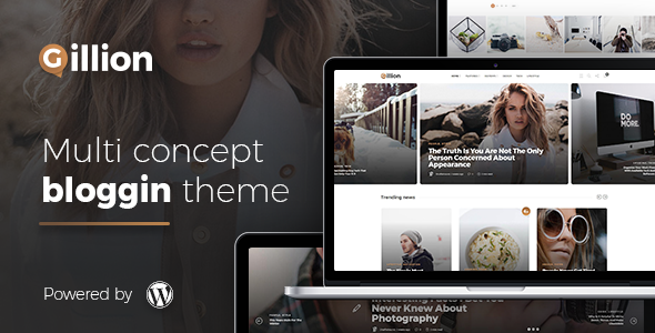Gillion Multi Preview Wordpress Theme - Rating, Reviews, Preview, Demo & Download