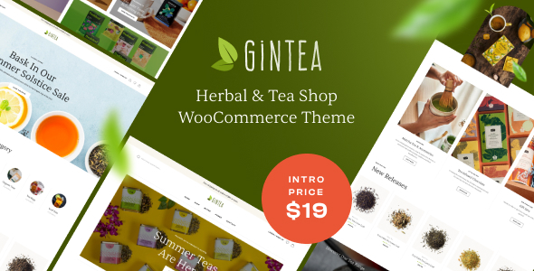 GinTea Preview Wordpress Theme - Rating, Reviews, Preview, Demo & Download