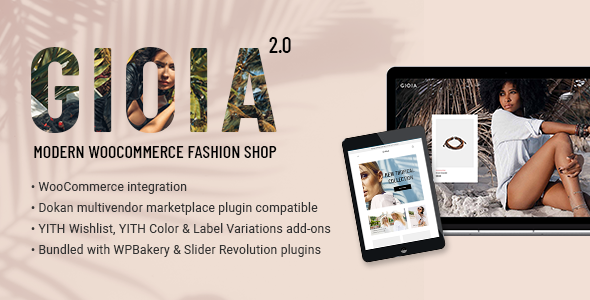 Gioia Preview Wordpress Theme - Rating, Reviews, Preview, Demo & Download