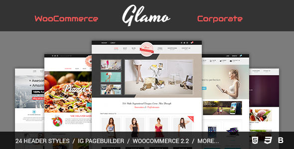 Glamo Preview Wordpress Theme - Rating, Reviews, Preview, Demo & Download