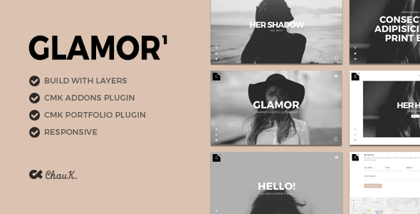 Glamor Preview Wordpress Theme - Rating, Reviews, Preview, Demo & Download