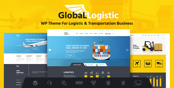 Global Logistics Preview Wordpress Theme - Rating, Reviews, Preview, Demo & Download