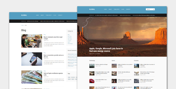 Global Preview Wordpress Theme - Rating, Reviews, Preview, Demo & Download