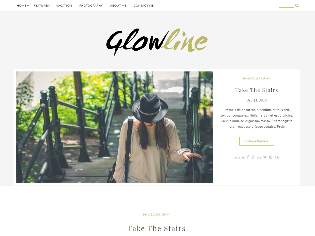 GlowLine Preview Wordpress Theme - Rating, Reviews, Preview, Demo & Download