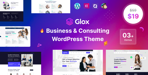 Glox Preview Wordpress Theme - Rating, Reviews, Preview, Demo & Download
