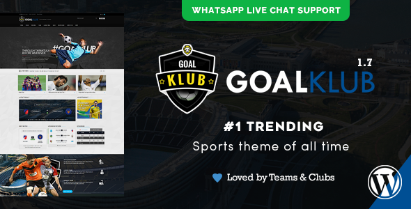 Goal Club Preview Wordpress Theme - Rating, Reviews, Preview, Demo & Download