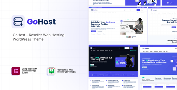 GoHost Preview Wordpress Theme - Rating, Reviews, Preview, Demo & Download