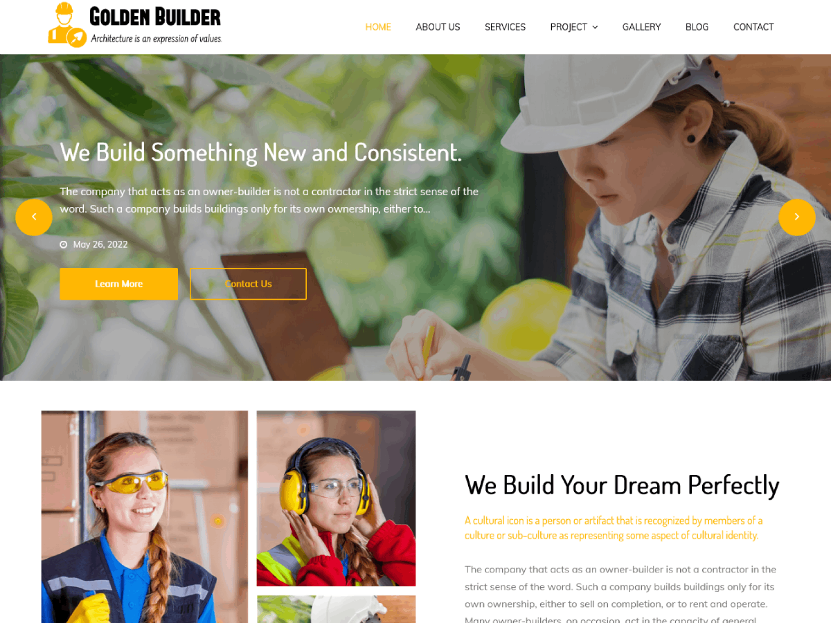 Golden Builder Preview Wordpress Theme - Rating, Reviews, Preview, Demo & Download