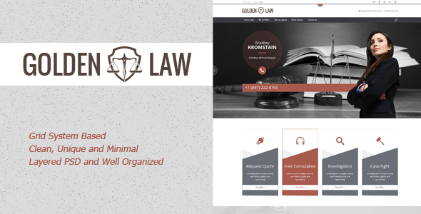 Golden Law Preview Wordpress Theme - Rating, Reviews, Preview, Demo & Download