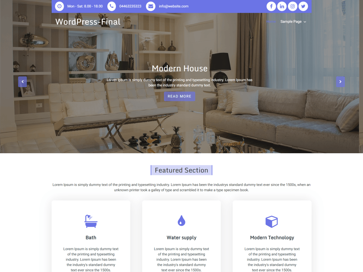 Goldy Home Preview Wordpress Theme - Rating, Reviews, Preview, Demo & Download