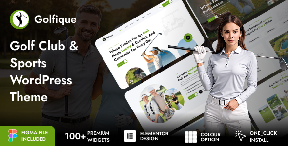 Golfique Preview Wordpress Theme - Rating, Reviews, Preview, Demo & Download