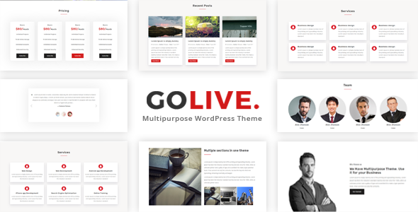 GoLive Preview Wordpress Theme - Rating, Reviews, Preview, Demo & Download