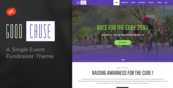 Good Cause Preview Wordpress Theme - Rating, Reviews, Preview, Demo & Download