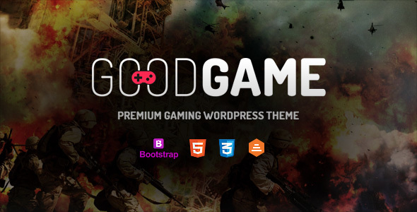 GoodGame Preview Wordpress Theme - Rating, Reviews, Preview, Demo & Download