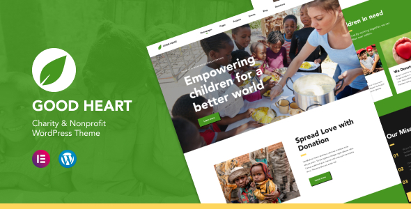 GoodHeart Preview Wordpress Theme - Rating, Reviews, Preview, Demo & Download