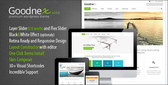 Goodnex Premium Preview Wordpress Theme - Rating, Reviews, Preview, Demo & Download