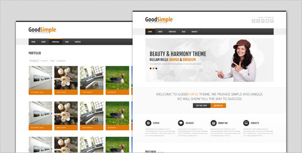 GoodSimple Preview Wordpress Theme - Rating, Reviews, Preview, Demo & Download