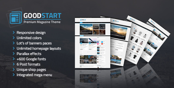 GoodStart Preview Wordpress Theme - Rating, Reviews, Preview, Demo & Download