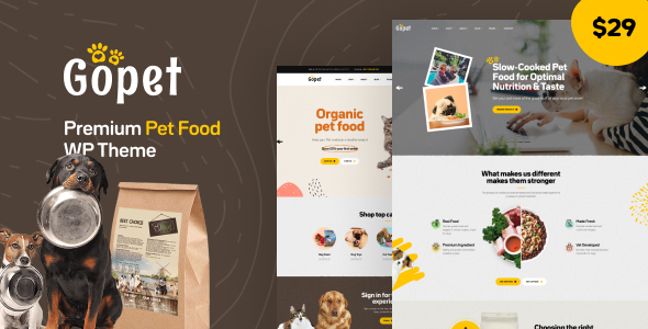 Gopet Preview Wordpress Theme - Rating, Reviews, Preview, Demo & Download