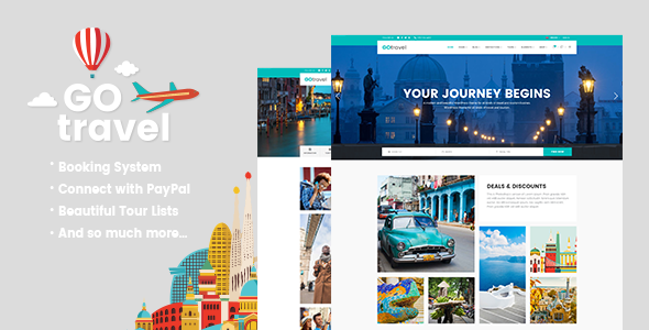 GoTravel Preview Wordpress Theme - Rating, Reviews, Preview, Demo & Download