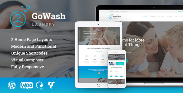 GoWash Preview Wordpress Theme - Rating, Reviews, Preview, Demo & Download
