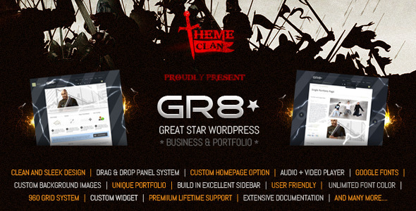 GR8 Preview Wordpress Theme - Rating, Reviews, Preview, Demo & Download