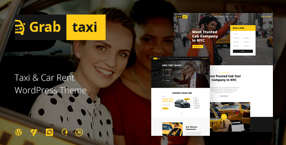 Grab Taxi Preview Wordpress Theme - Rating, Reviews, Preview, Demo & Download