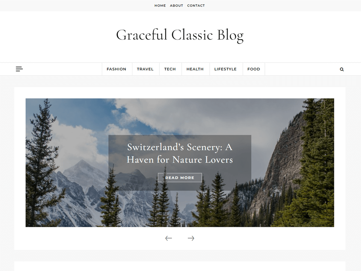 Graceful Classic Preview Wordpress Theme - Rating, Reviews, Preview, Demo & Download