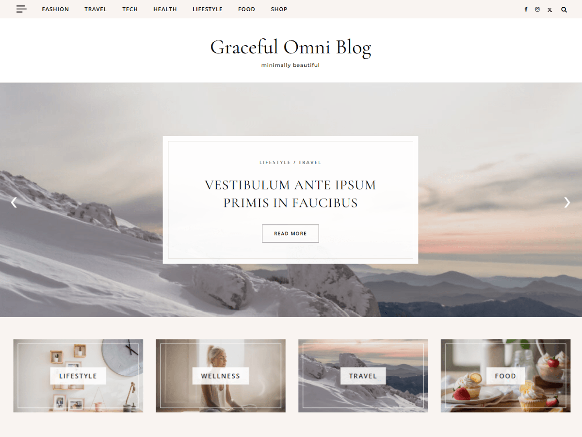Graceful Omni Preview Wordpress Theme - Rating, Reviews, Preview, Demo & Download
