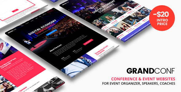 Grand Conference Preview Wordpress Theme - Rating, Reviews, Preview, Demo & Download