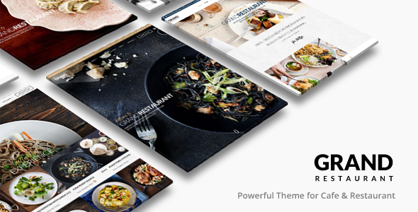 Grand Restaurant Preview Wordpress Theme - Rating, Reviews, Preview, Demo & Download