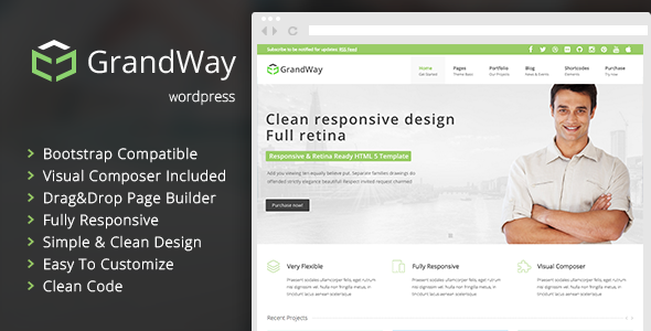 GrandWay Preview Wordpress Theme - Rating, Reviews, Preview, Demo & Download