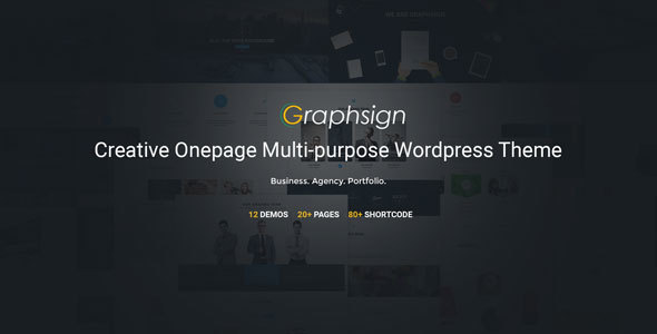 Graphsign Preview Wordpress Theme - Rating, Reviews, Preview, Demo & Download